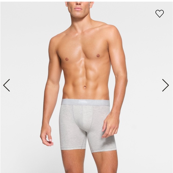 SKIMS COTTON MENS 5" BOXER BRIEF - Picture 1 of 8